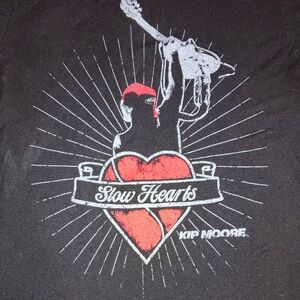Kip Moore Slow Hearts Graphic Tee by tultex pre shrink ring spun cotton